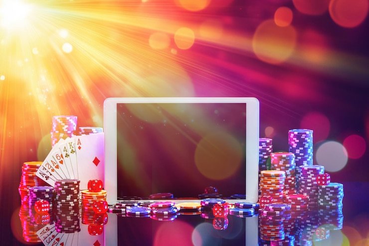 Pemain menikmati hiburan casino dan klaim bonus dengan keamanan data terjamin di giga333